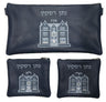 Prestige Leather Chabad Bar Mitzvah Set — 770 & Chabad Design, Classic Collection (770B-CO)