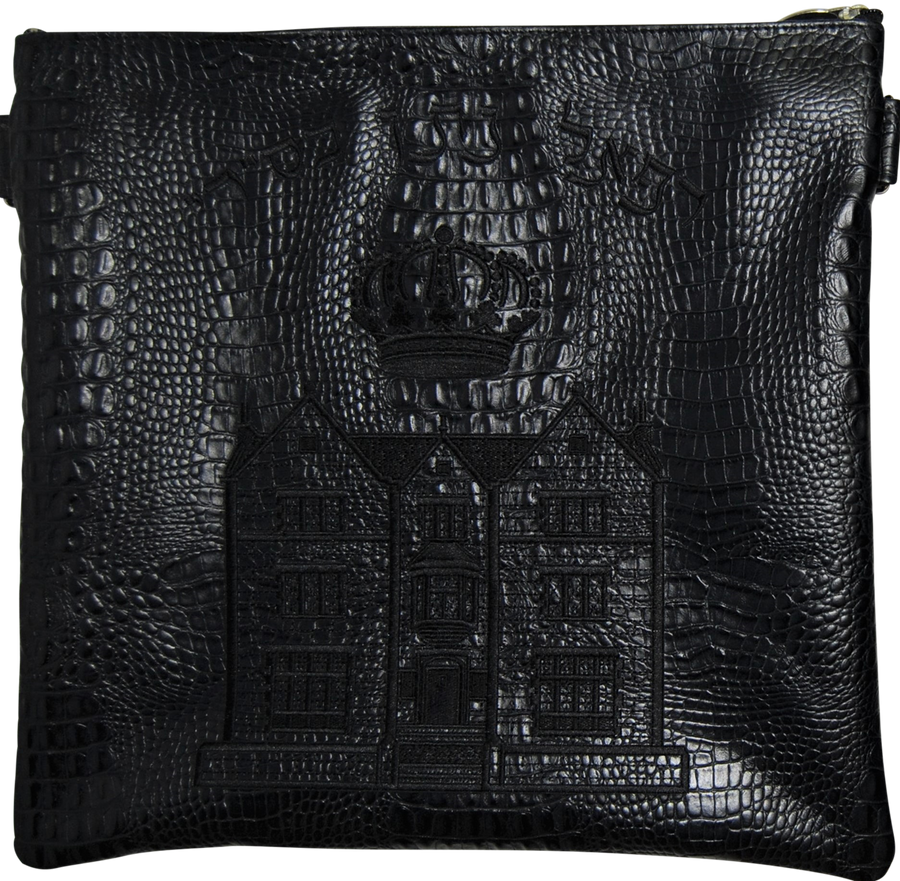 Personalization preview — Croc Tallit & Tefillin Bag — 770 & Croc Design, Regal Collection