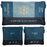 Prestige Leather Chabad Bar Mitzvah Set — 770 Design, Regal Collection (770F-BT)