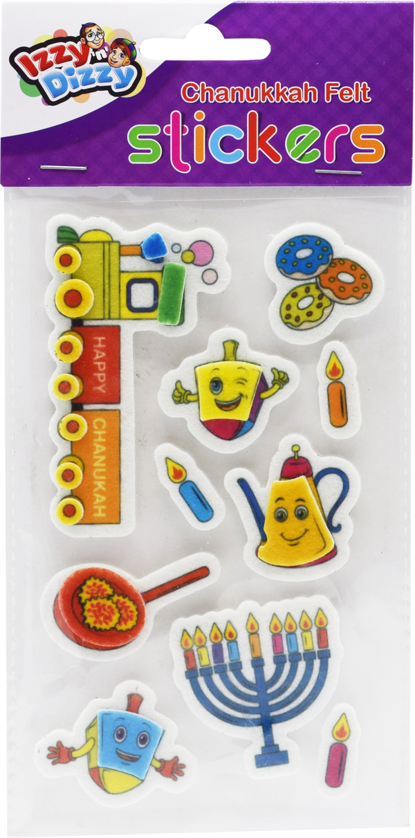 Chanukah Felt Stickers — Judaica Square