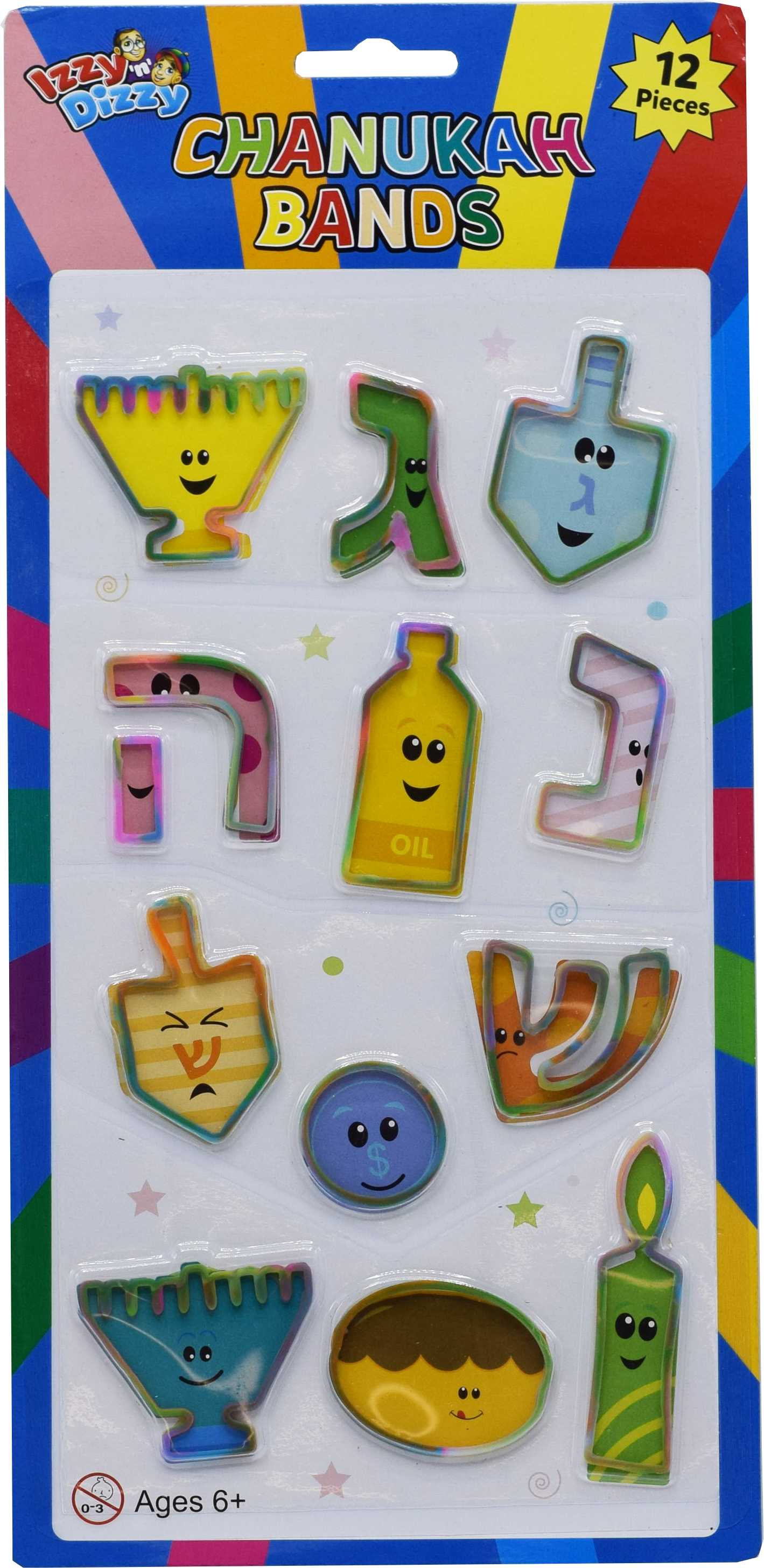 Chanukah Shapped Bands — Judaica Square