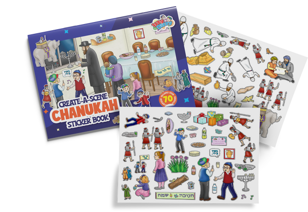 Chanukah Sticker Book — Judaica Square