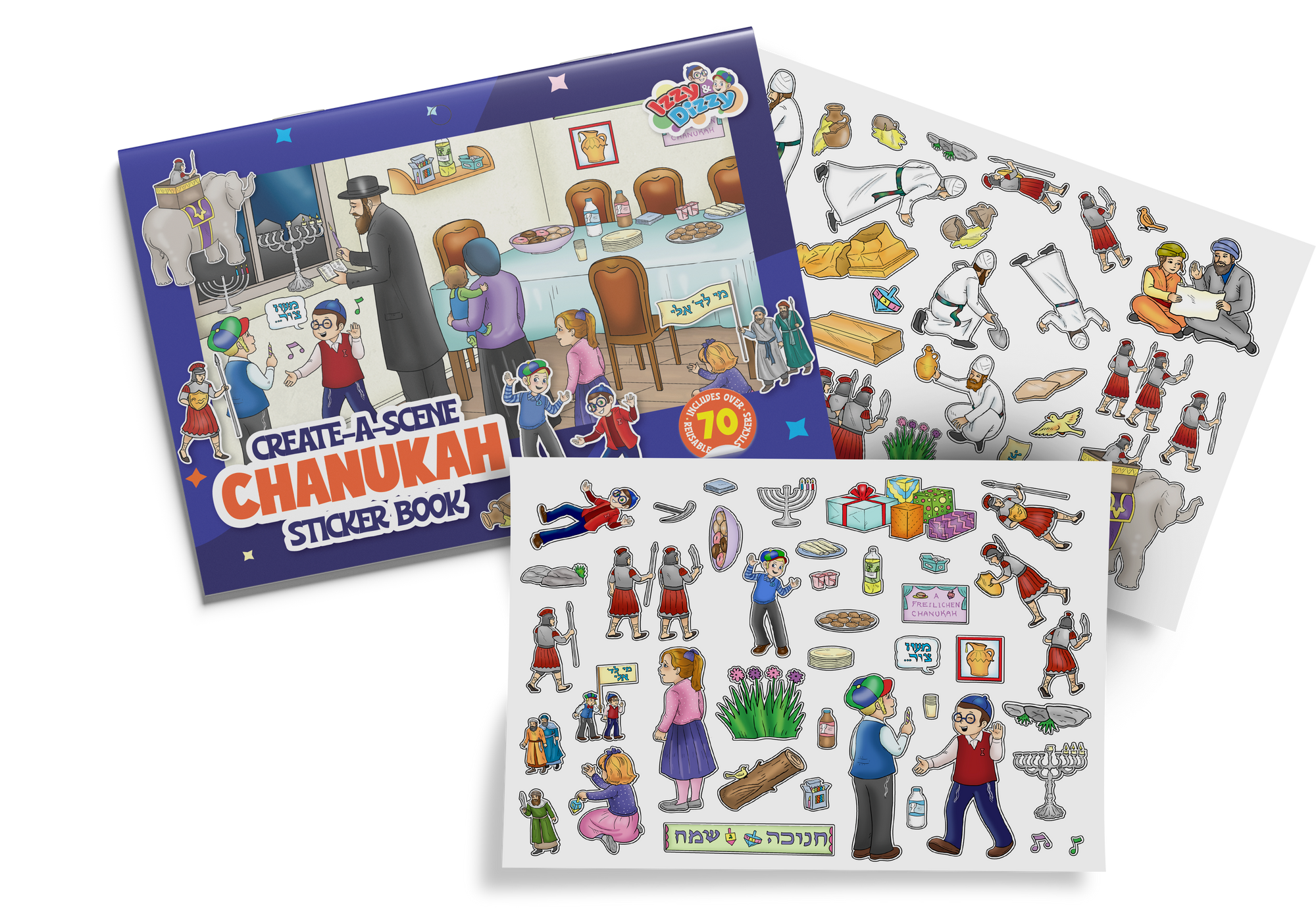 Chanukah Sticker Book — Judaica Square