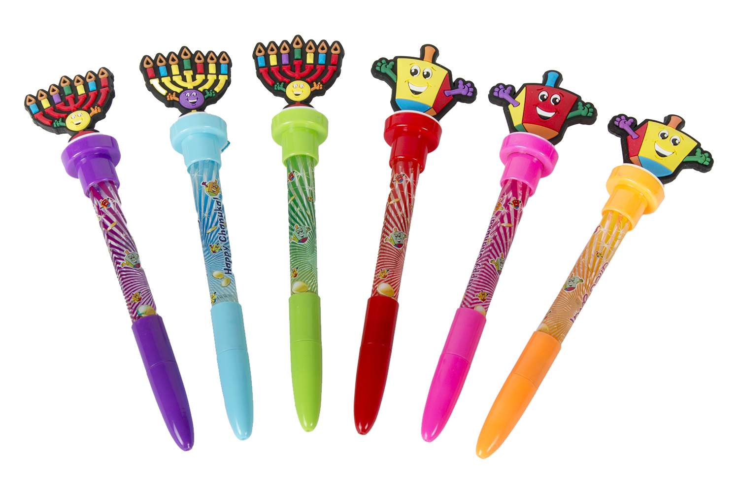 Chanukah Pens - 4-in-1 — Judaica Square