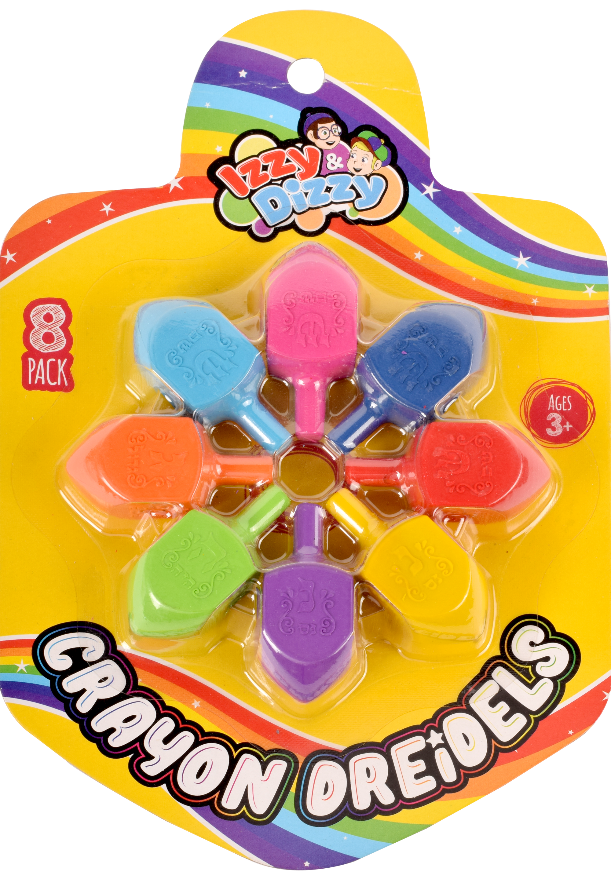 Crayon Dreidels — Judaica Square