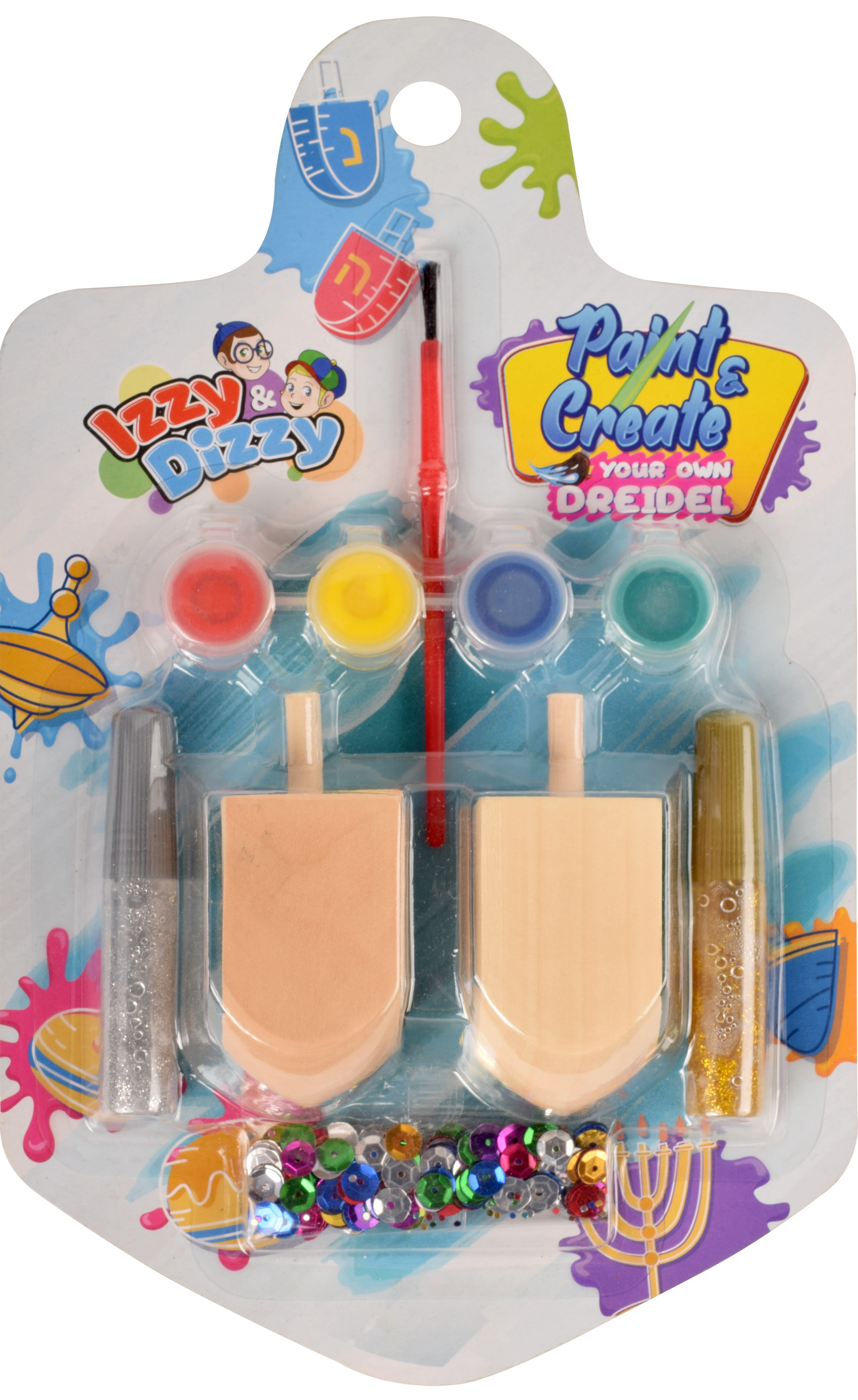 Paint & Create Dreidel Kit — Judaica Square
