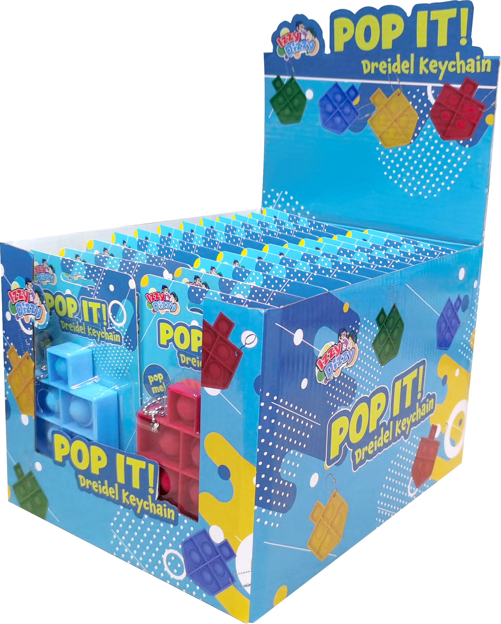 Dreidel Pop Keychain — Judaica Square