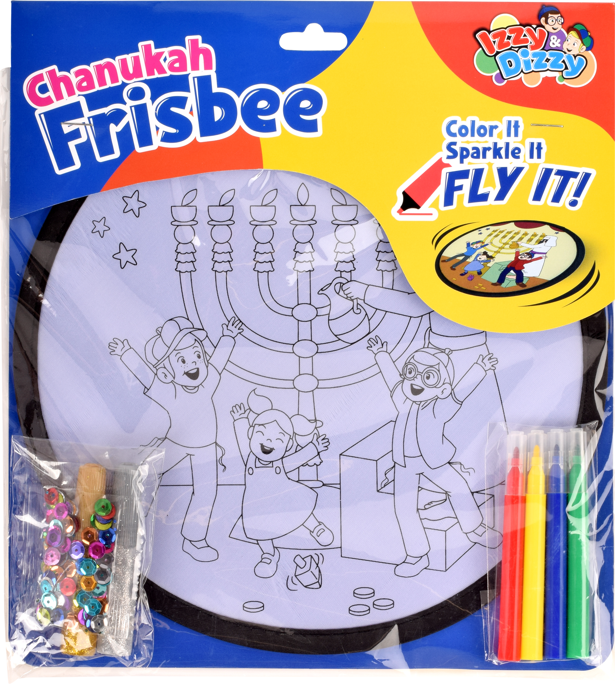 Coloring Frisbee Kit — Judaica Square