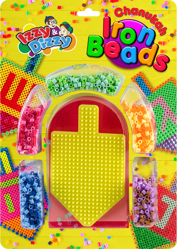 Chanukah Beads Kit — Chanukah bead craft and jewelry kit | Judaica Square Lakewood