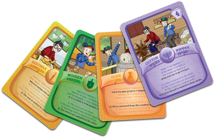 Chanukah Card Game — Chanukah-themed family card game deck | Judaica Square Lakewood