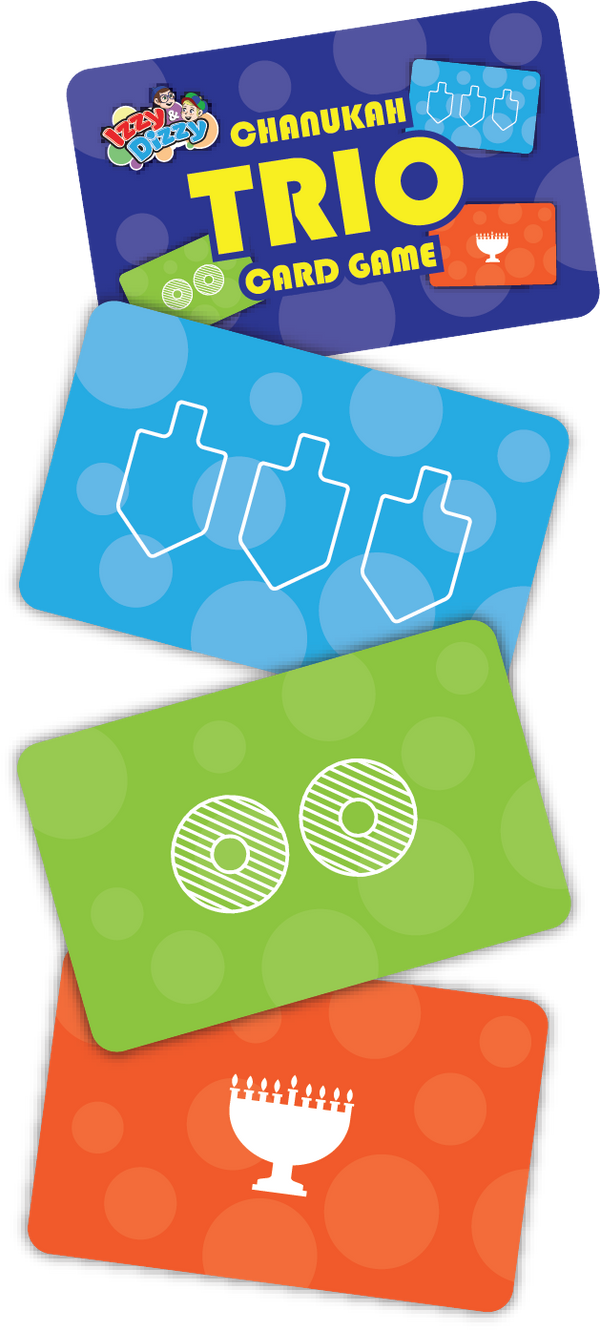 Chnaukah Trio Card Game — Judaica Square