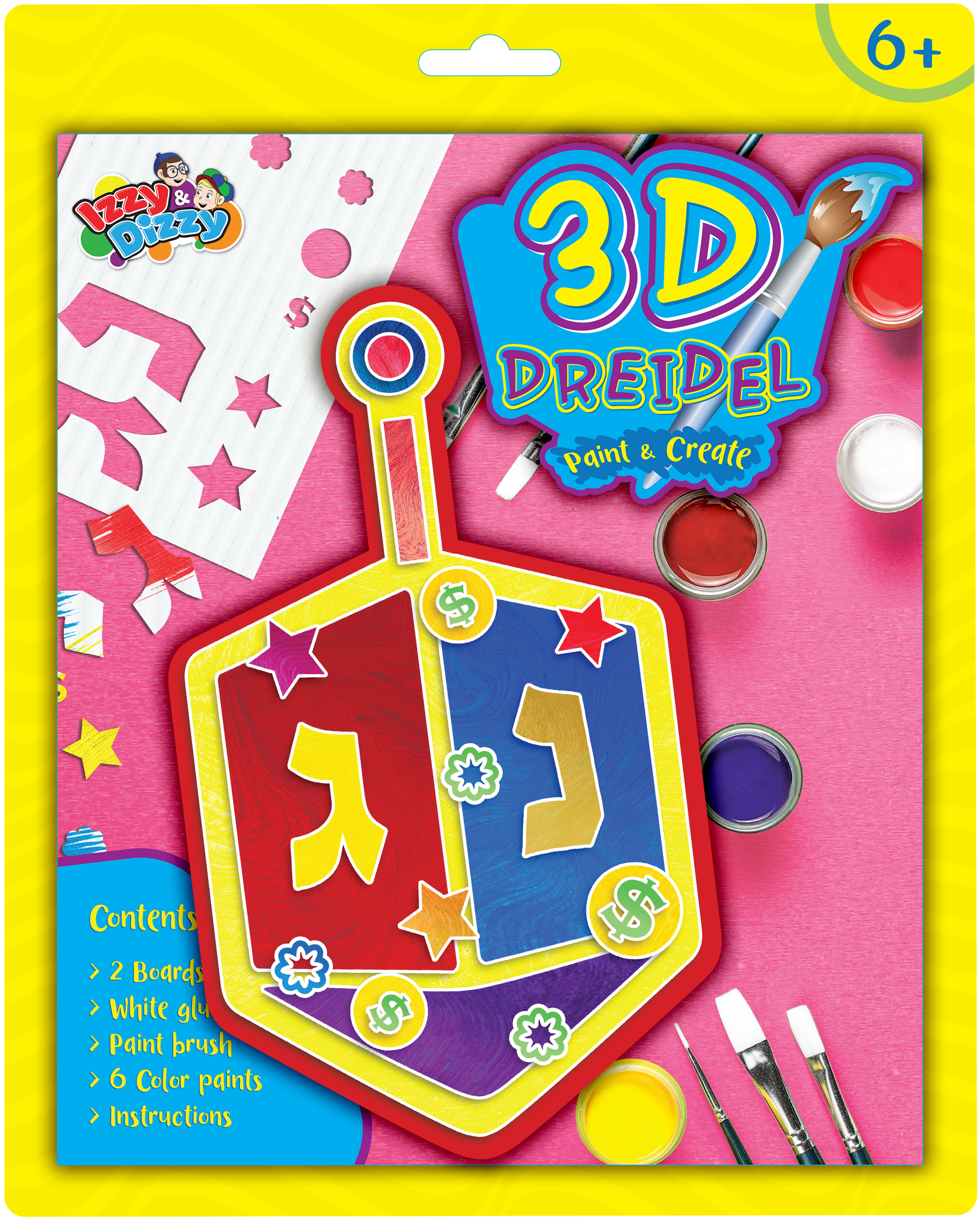 Chanukah 3D Craft Kit — Judaica Square