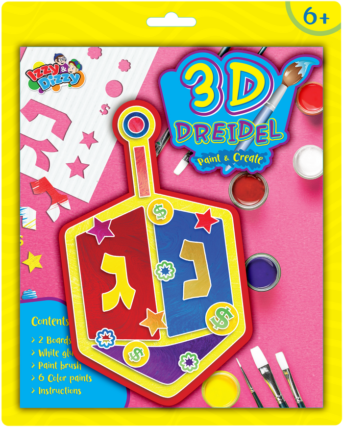 Chanukah 3D Craft Kit — Judaica Square