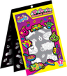 Velvet Chanukah Stickers — raised flocked velvet dreidel and menorah stickers | Judaica Square Lakewood