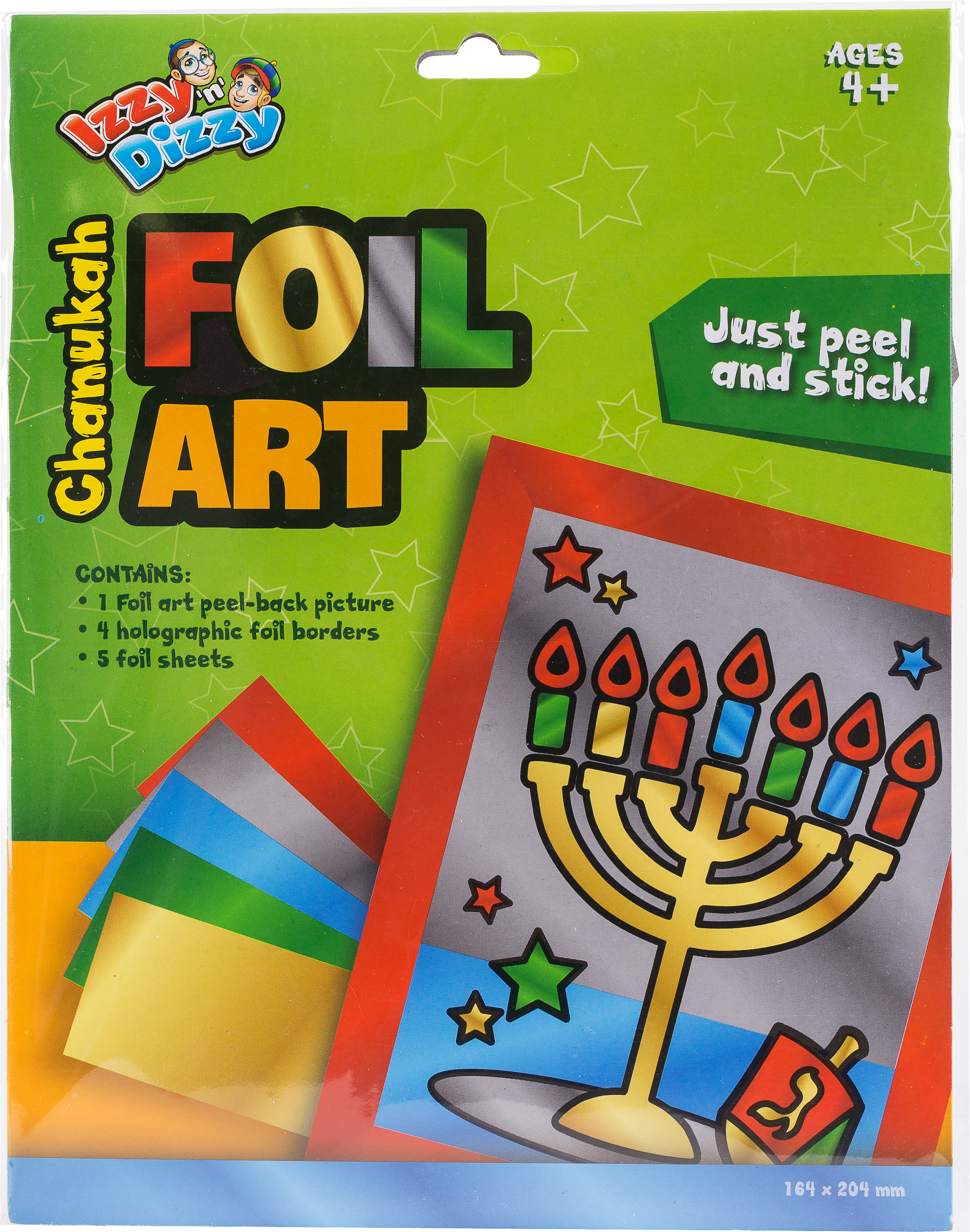 Chanukah Foil Art Kit — Judaica Square