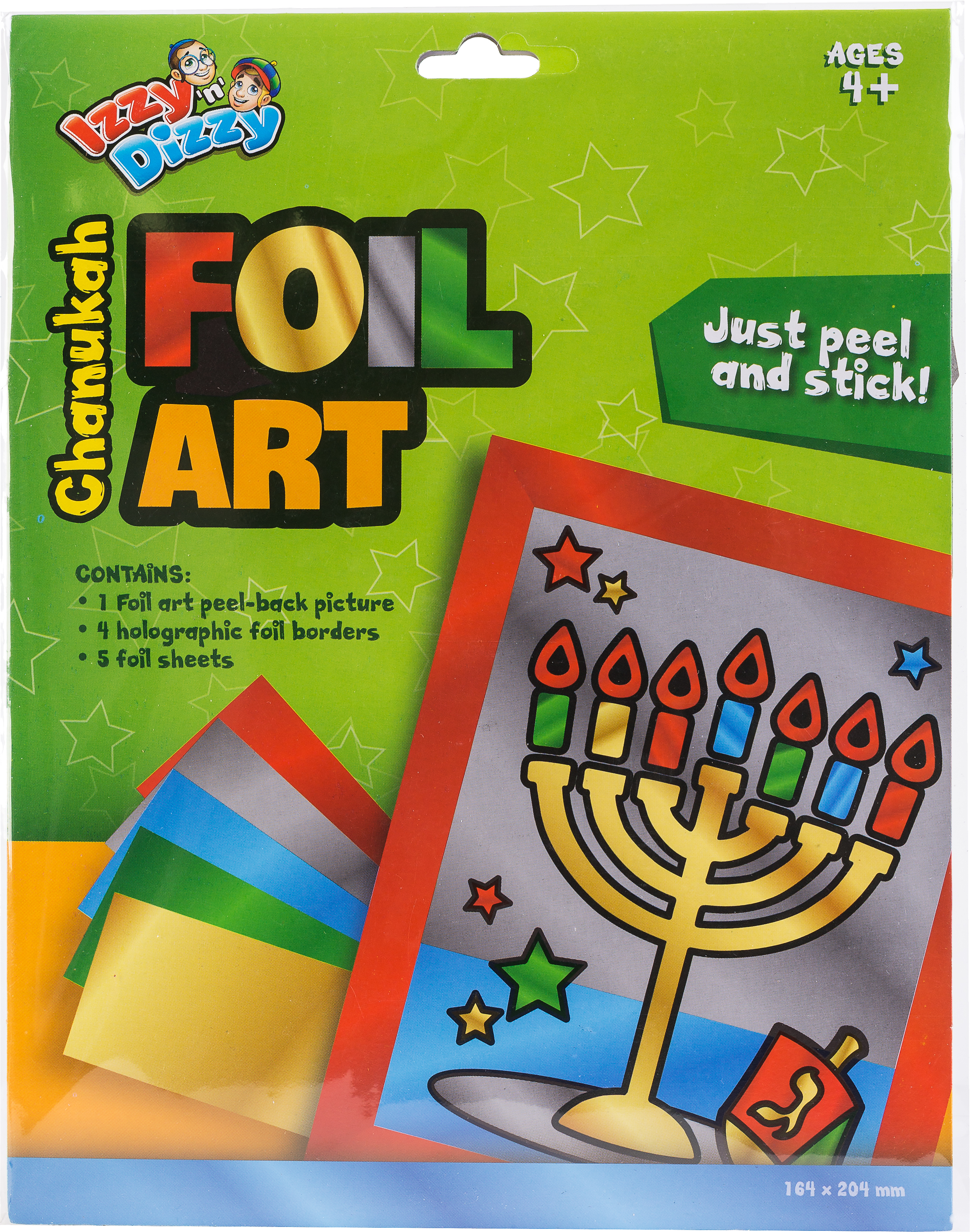 Chanukah Foil Art Kit — Judaica Square