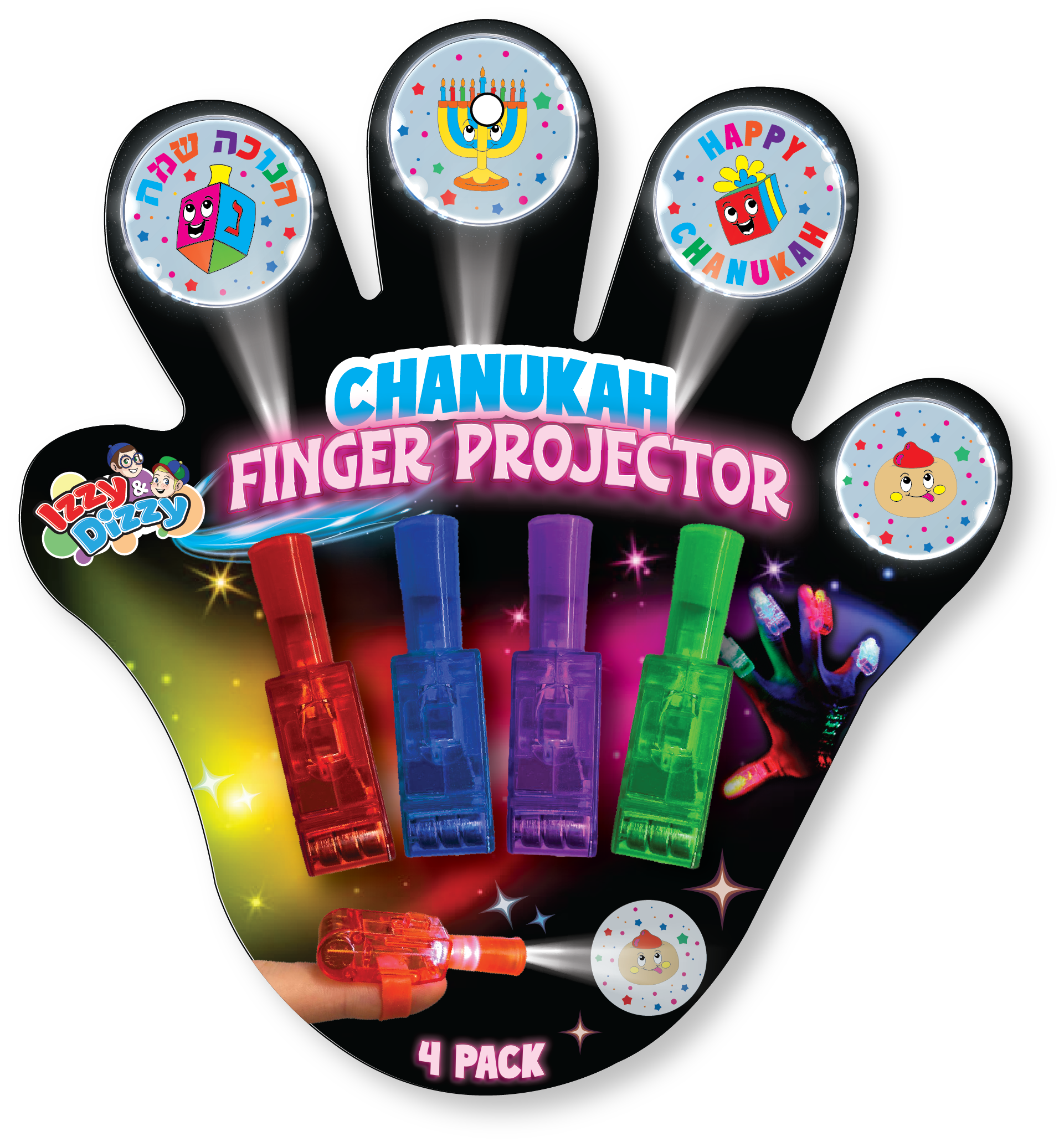 Chanukah Finger Light Projector — Judaica Square