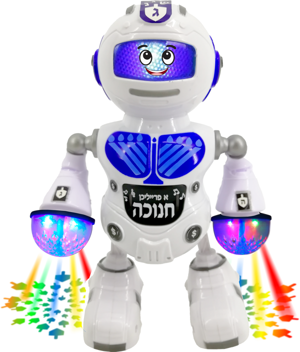 Chanukah Mentch Dancing Robot - Yiddish — Judaica Square