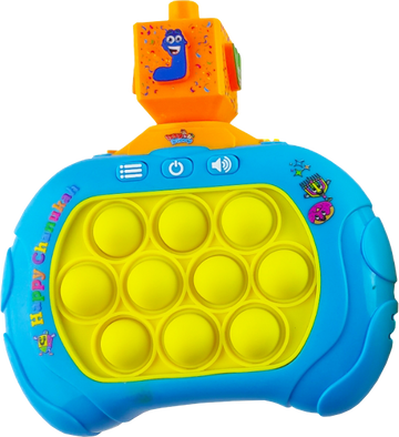 Spinning Dreidel Pop Toy — dreidel-shaped push-pop bubble fidget | Judaica Square Lakewood