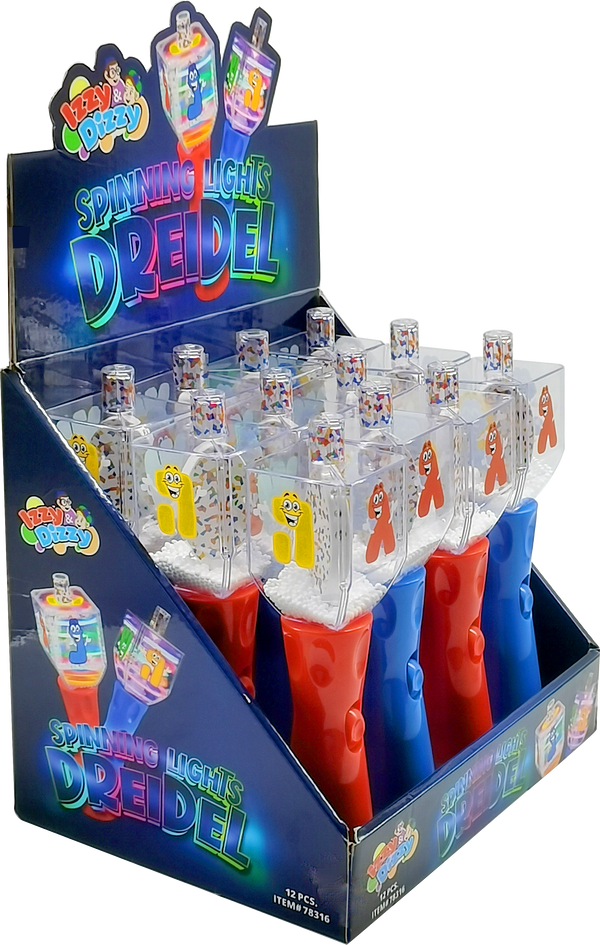 Spinning Lights Dreidel — Judaica Square