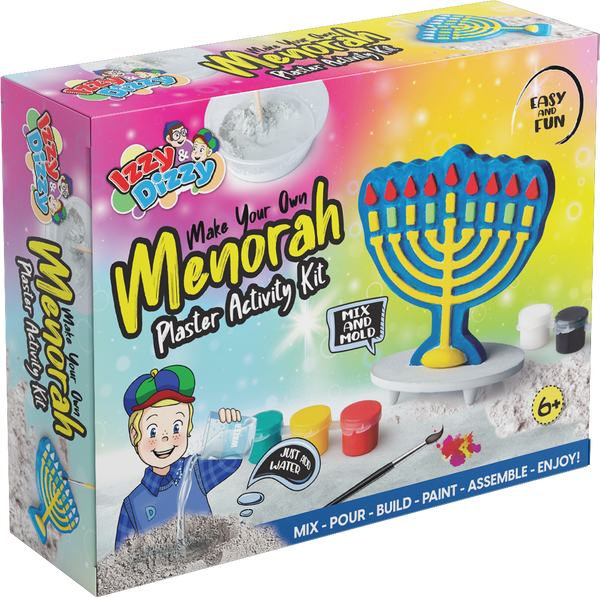 Menorah Plaster Activity Kit — Judaica Square