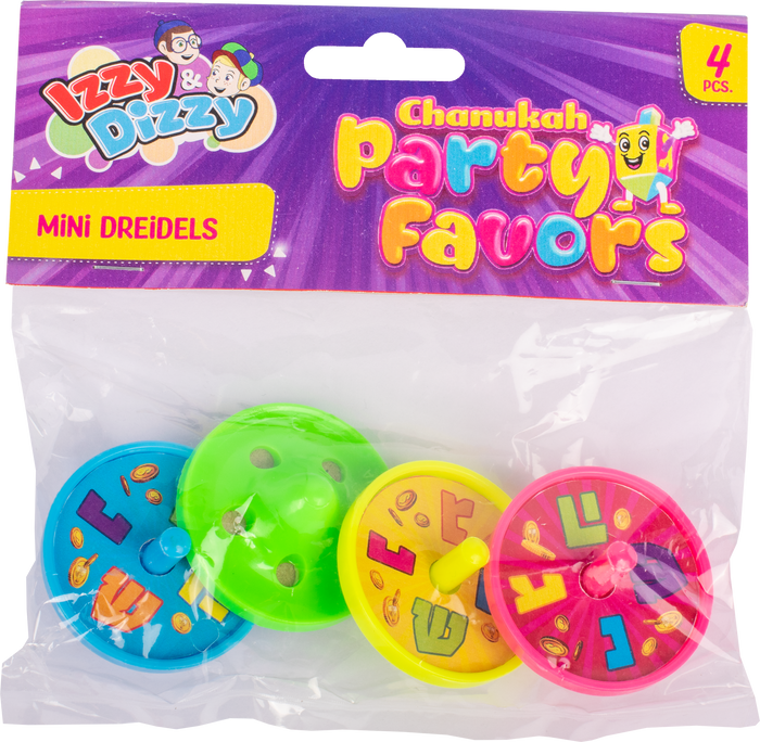 Mini Dreidels — handful of small Chanukah dreidels | Judaica Square Lakewood