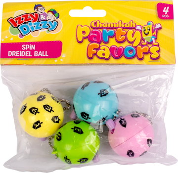 Spin Dreidel Ball — dreidel spinning inside a clear plastic ball | Judaica Square Lakewood