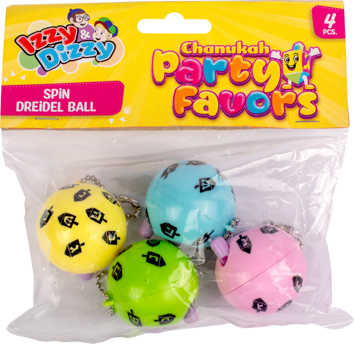 Spin Dreidel Ball — dreidel spinning inside a clear plastic ball | Judaica Square Lakewood