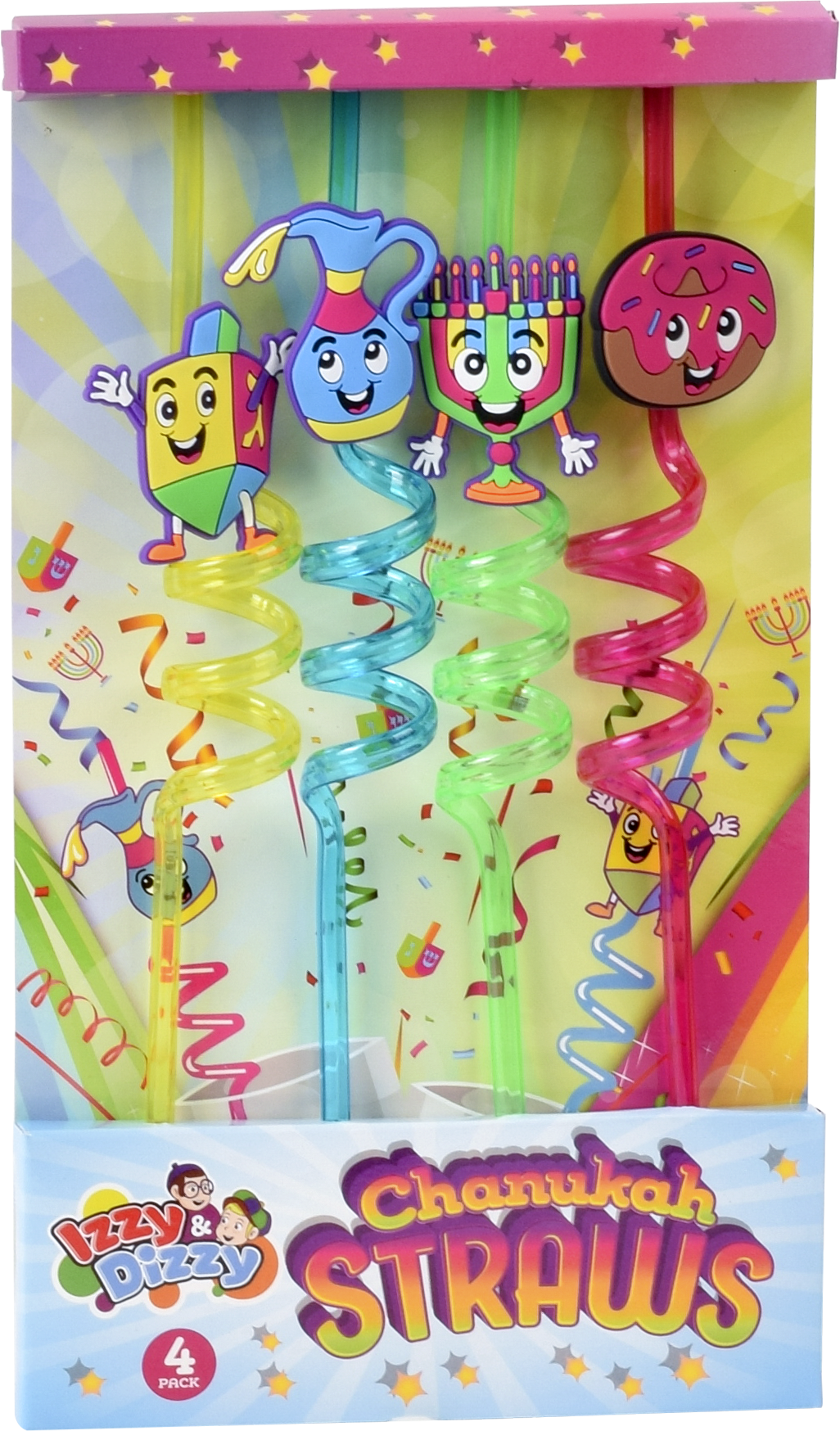 4pk Chanukah Straws — Judaica Square