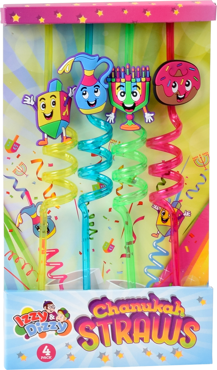 4pk Chanukah Straws — Judaica Square