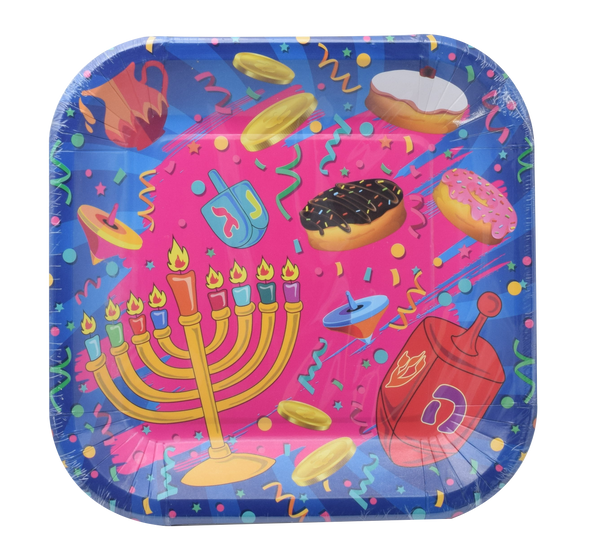 10pk Paper Plates 7" — Judaica Square