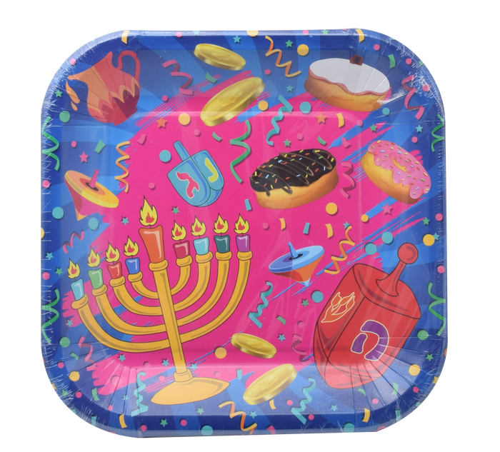 10pk Paper Plates 7" — Judaica Square