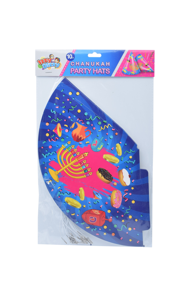 10pk Party Hats — Judaica Square