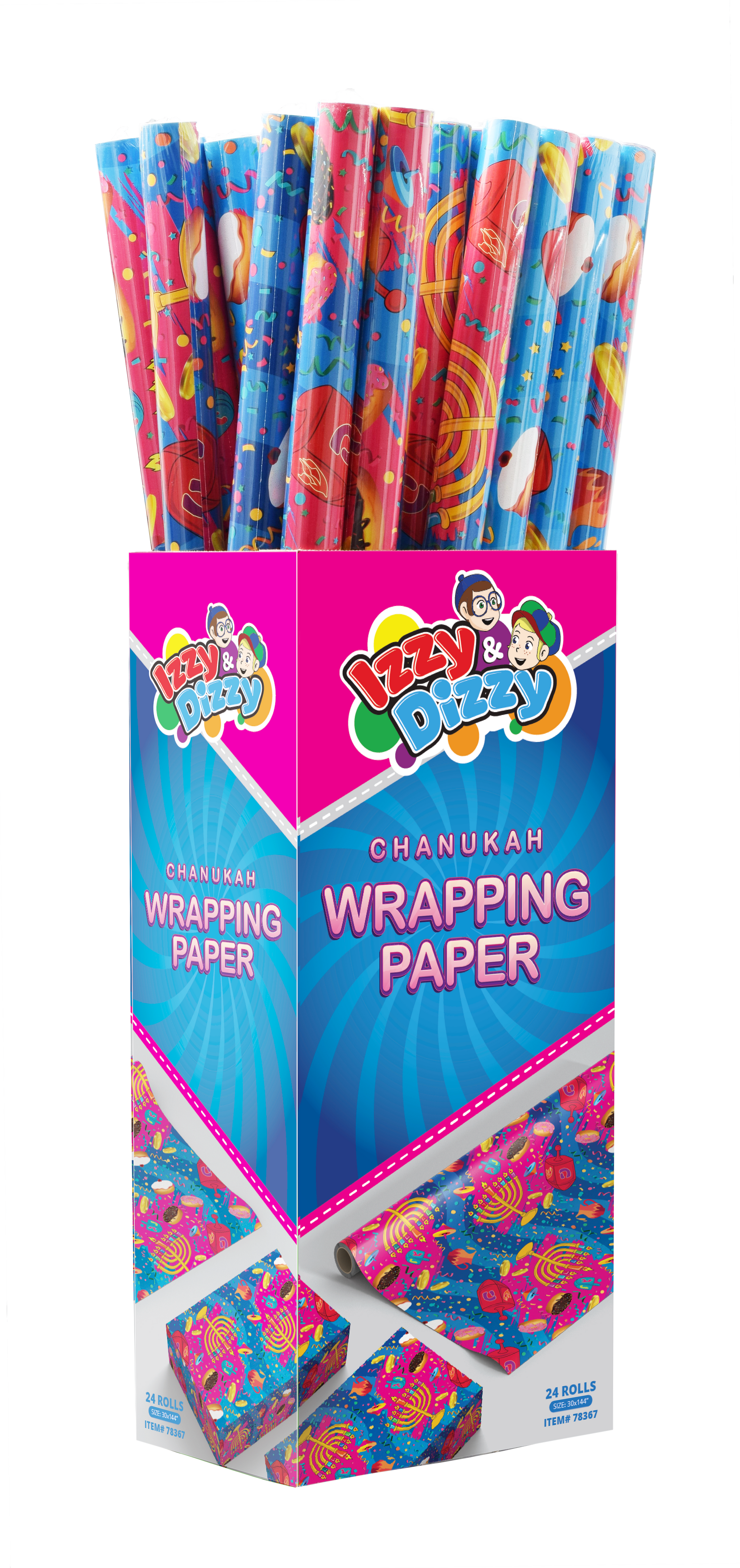 Chanukah Wrapping Paper — Judaica Square