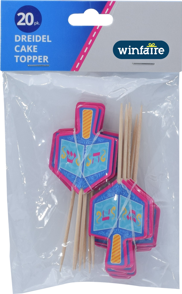 20pk. Chanukah Cake Toppers — Judaica Square