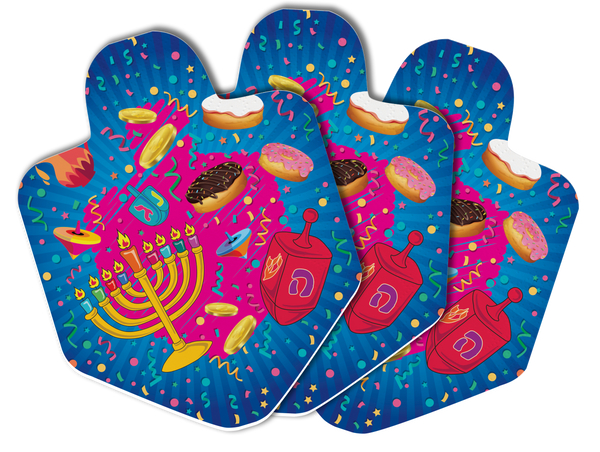 10pk Dreidel Shaped Napkins — Judaica Square