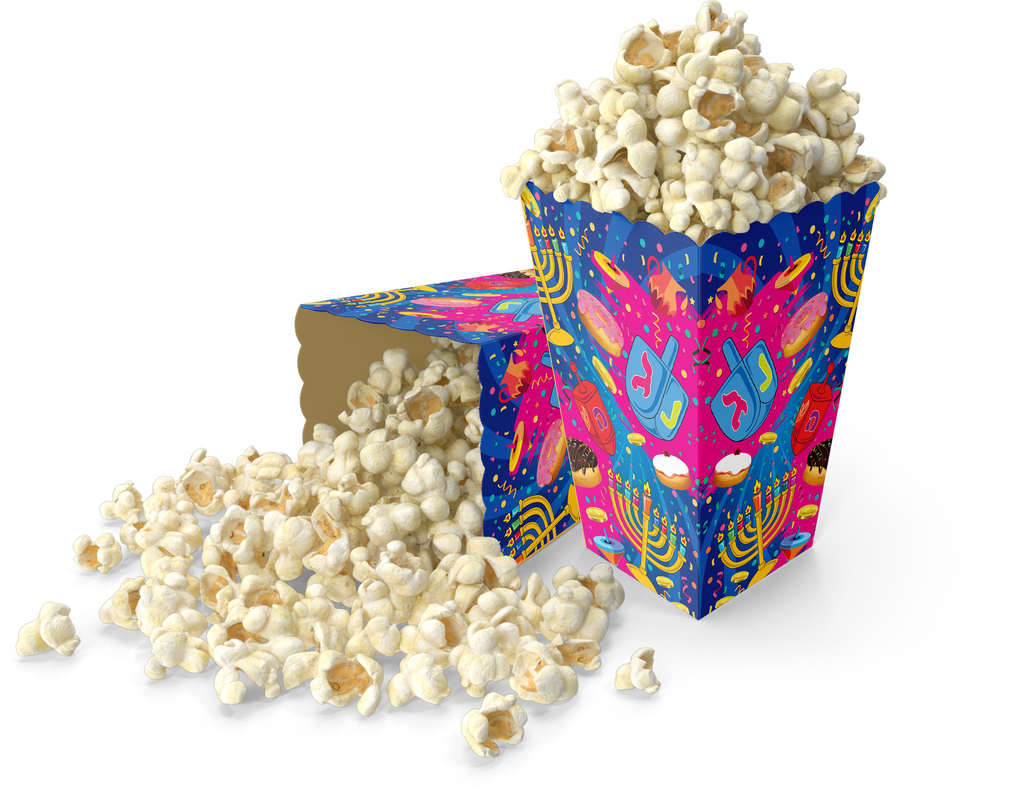 Chanukah Popcorn Box — Judaica Square