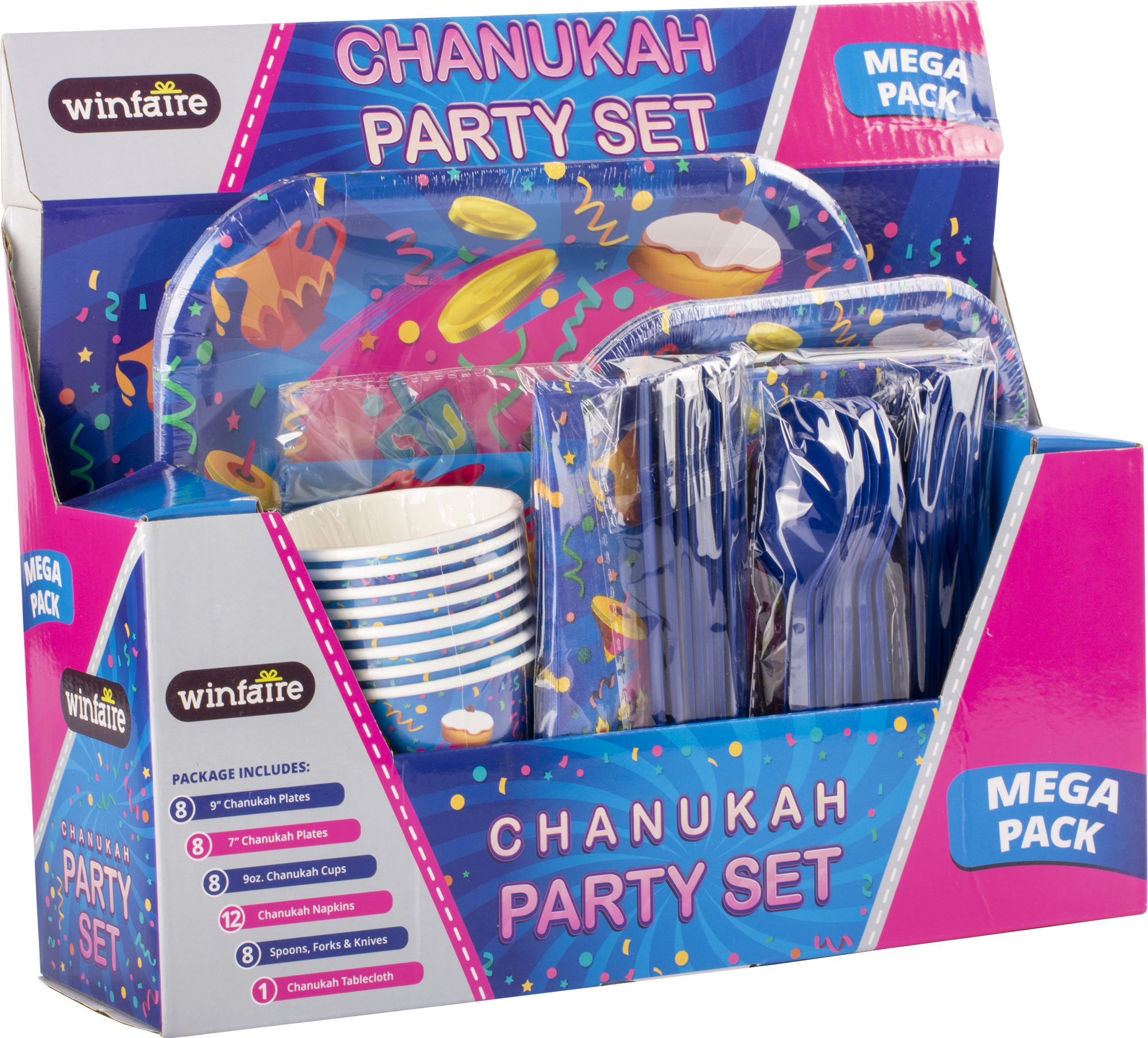 Mega Family Paper Goods Set — Judaica Square