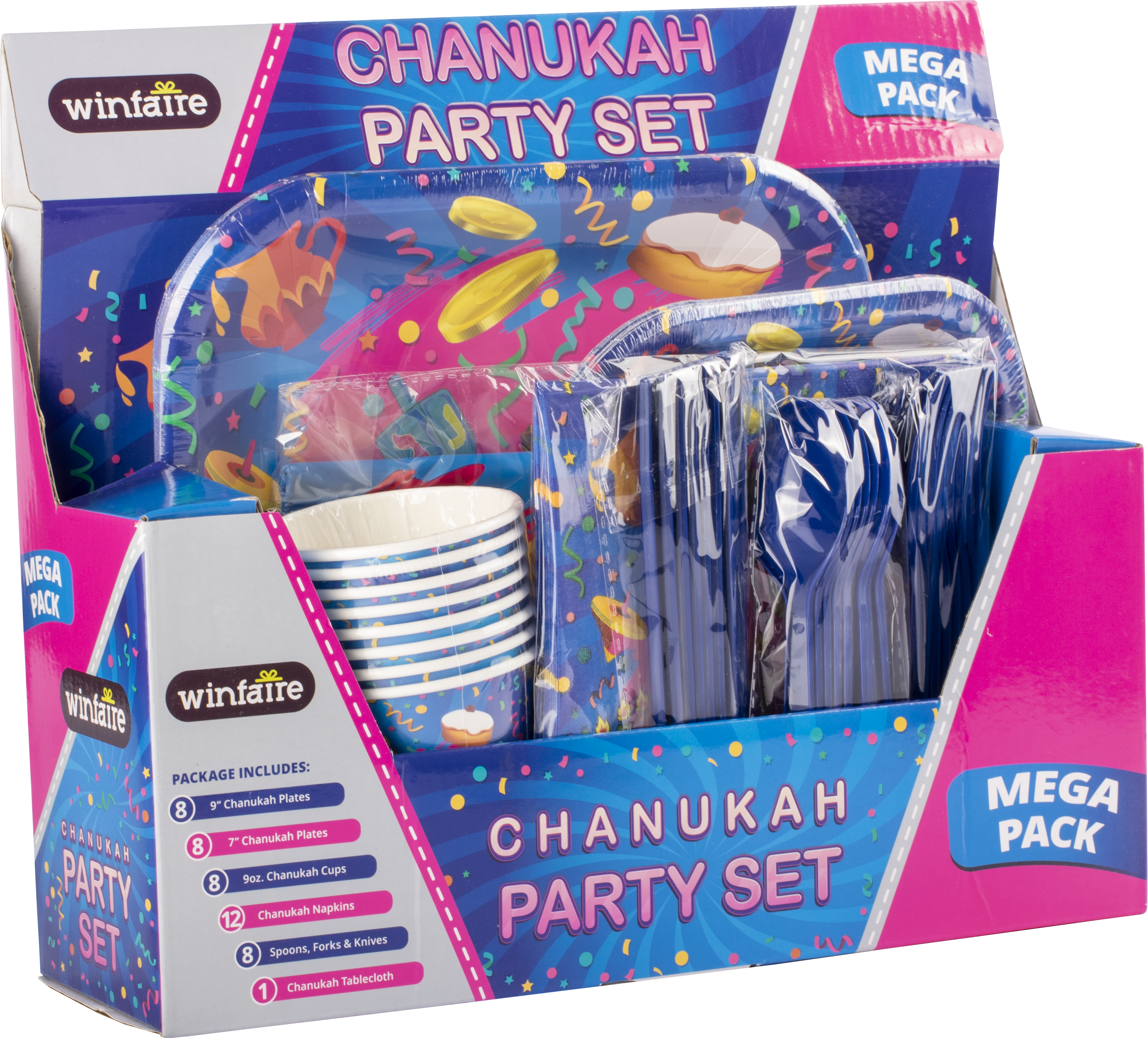 Mega Family Paper Goods Set — Judaica Square