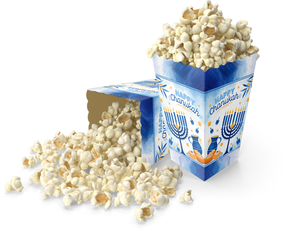 Chanukah Popcorn Box — Judaica Square