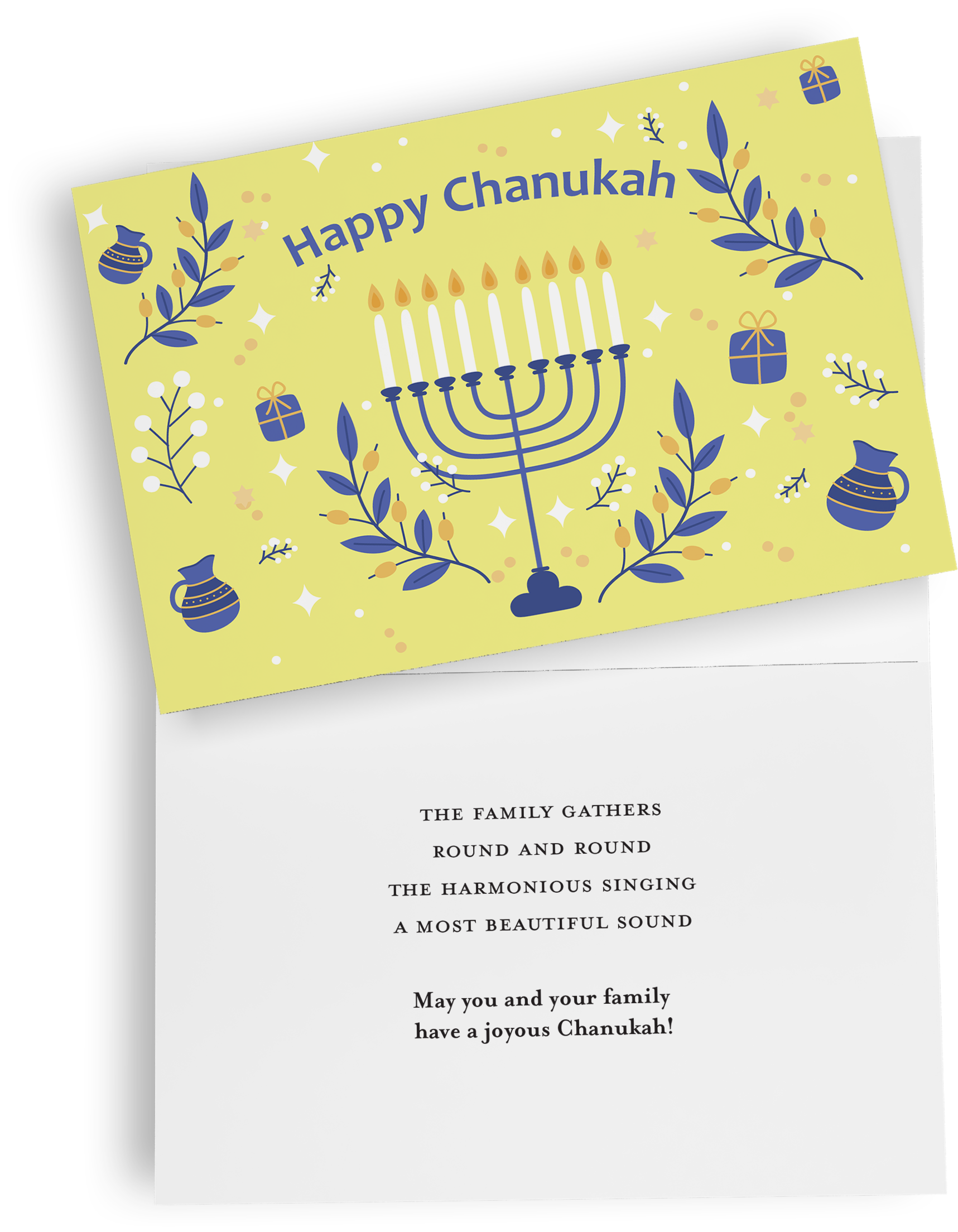 Chanukah Cards 5" X 7" — Judaica Square