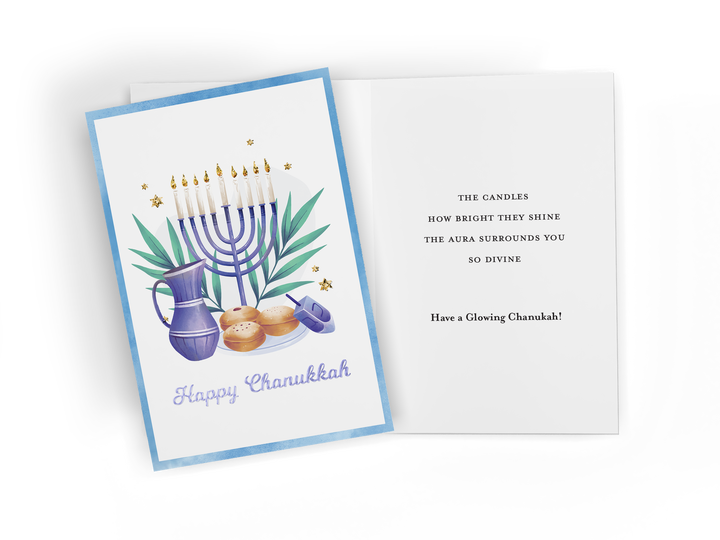 Chanukah Greeting Cards, 5" x 7" — Chanukah Card Design NM78481