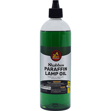 Green Shabbos Lamp Oil 32 oz — crystal green smokeless liquid paraffin | Judaica Square Lakewood