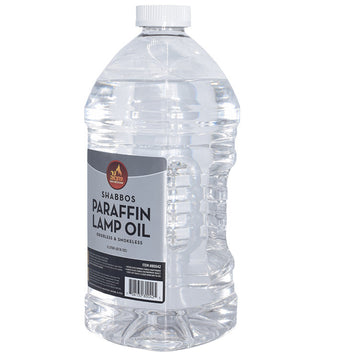 2-Liter Shabbos Lamp Oil — large bottle of clear liquid paraffin