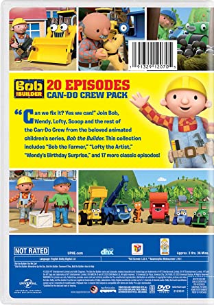 Bob the Builder - 20 Episodes Can-Do Crew Pack (DVD) — Jewish music DVD | Judaica Square Lakewood
