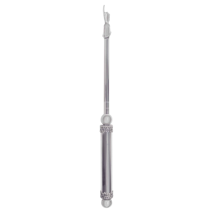 Mefoar Silver Yad: Style 82 - Torah Rollers & Atzei Chaim