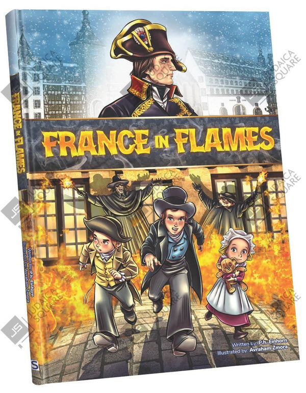 France in Flames – Jewish comic book cover