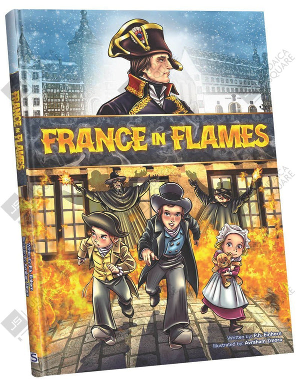 France in Flames – Jewish comic book cover