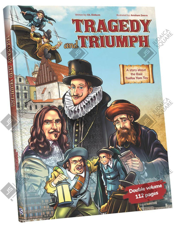 Tragedy and Triumph – Jewish comic book cover