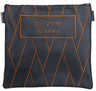 Prestige Leather Tallit & Tefillin Bag — Geometric Design, Regal Collection (840F-SM)
